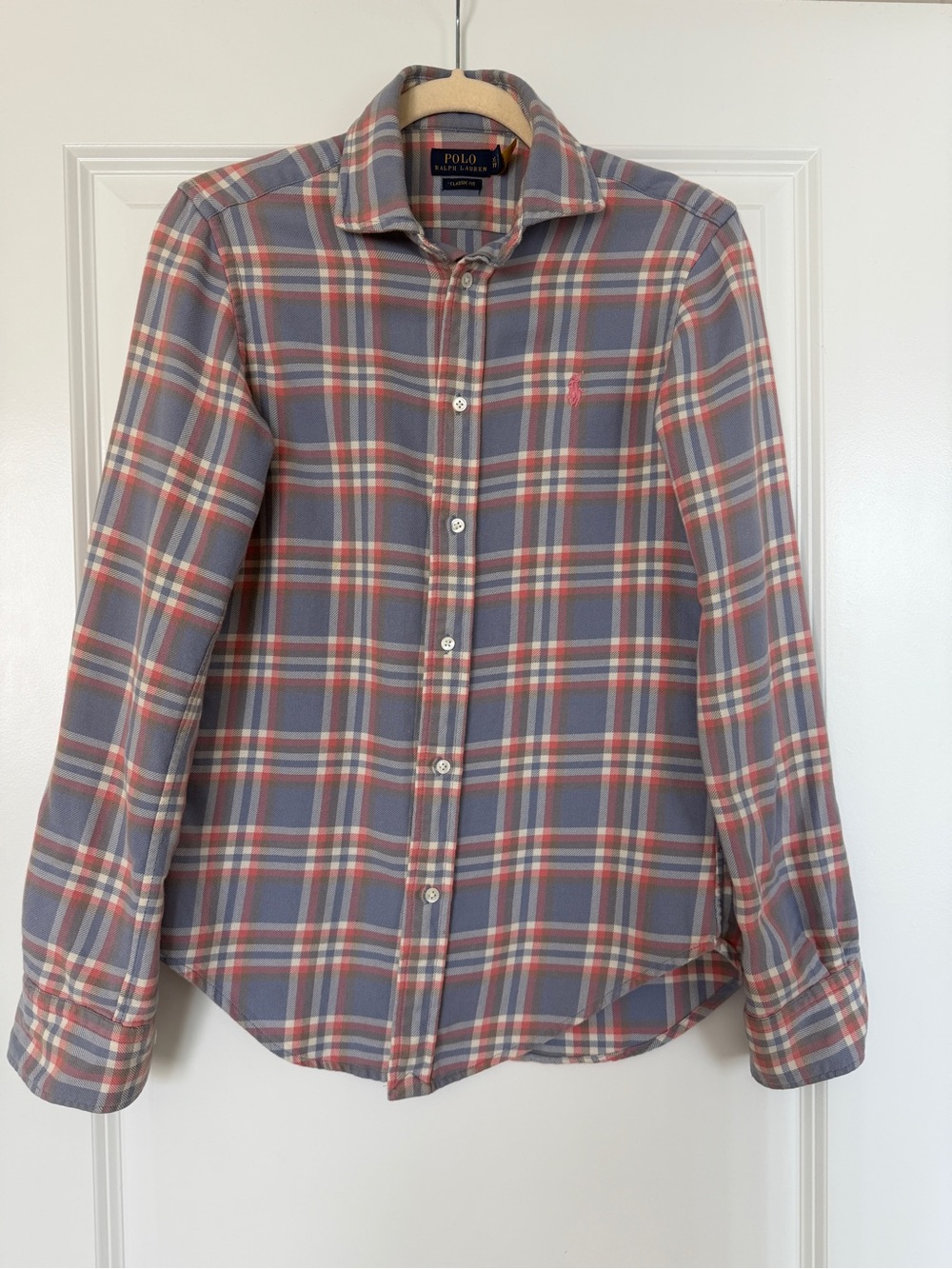 Polo by Ralph Lauren Lilac and Pink Plaid Button-Down Shirt